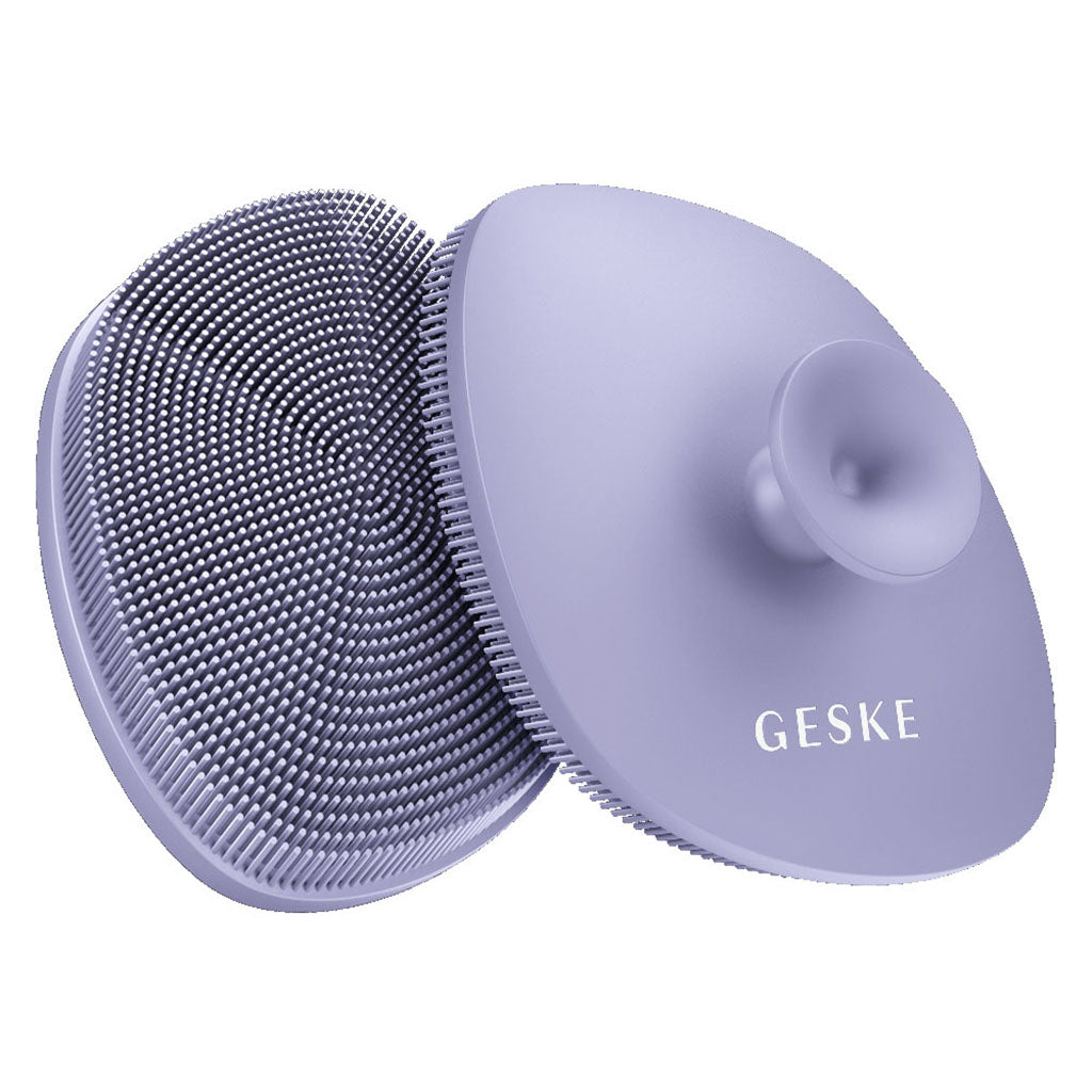 Geske SmartAppGuided 4-in-1 Silicone Facial Cleansing Brush In Purple Color - Easy Pharmacy LLC