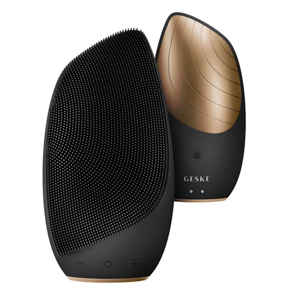 Geske SmartAppGuided 6-in-1 Sonic Thermo Facial Cleansing Brush In Gray Color - Easy Pharmacy LLC