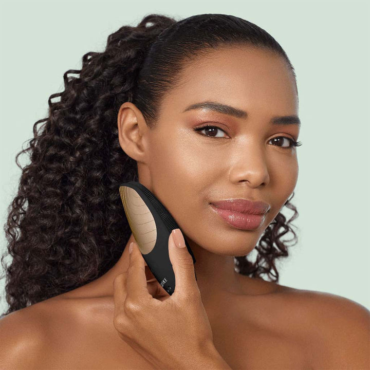 Geske SmartAppGuided 6-in-1 Sonic Thermo Facial Cleansing Brush In Gray Color - Easy Pharmacy LLC