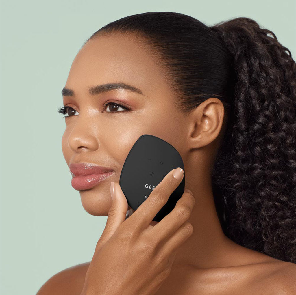 Geske SmartAppGuided 9-in-1 Sonic Warm & Cool LED Facial Mask In Gray Color - Easy Pharmacy LLC