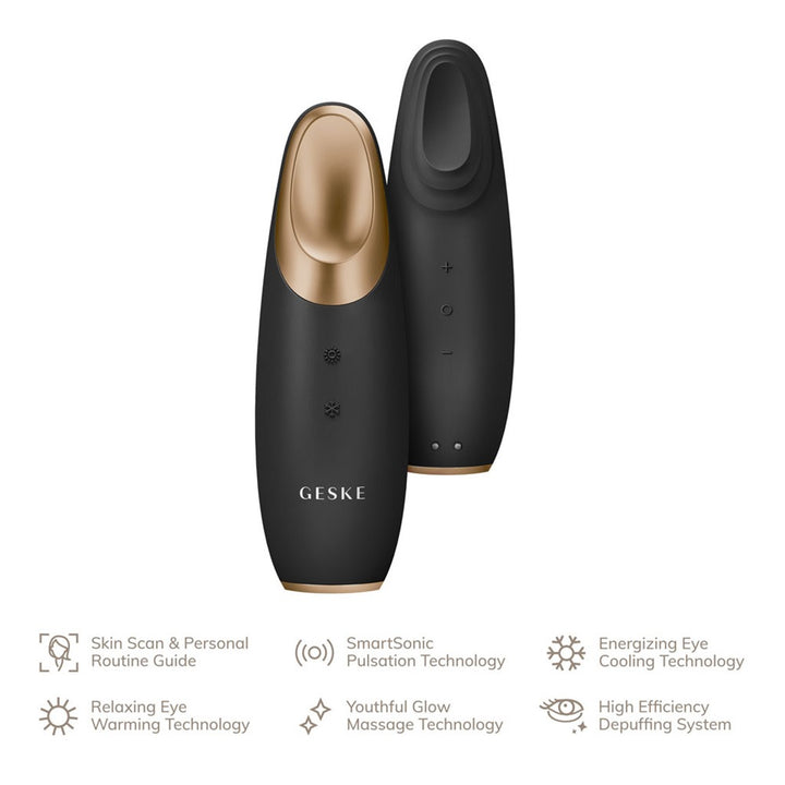 Geske SmartAppGuided 6-in-1 Warm & Cool Eye Energizer For Under-Eye Puffiness In Gray Color - Easy Pharmacy LLC