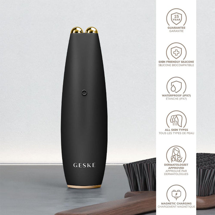 Geske SmartAppGuided 6-in-1 Micro-Current Face-Lift Pen For Fine Lines & Wrinkles In Gray Color - Easy Pharmacy LLC