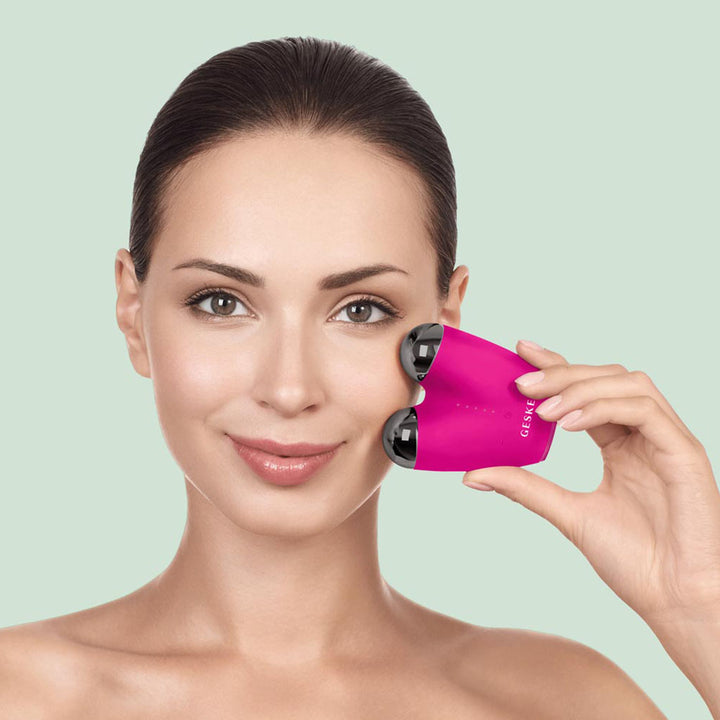 Geske SmartAppGuided 6-in-1 MicroCurrent Face Lifter In Magenta Color - Easy Pharmacy LLC