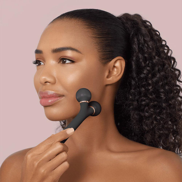 Geske SmartAppGuided 4-in-1 Sonic Facial Roller In Gray Color For Firm & Radiant Skin - Easy Pharmacy LLC