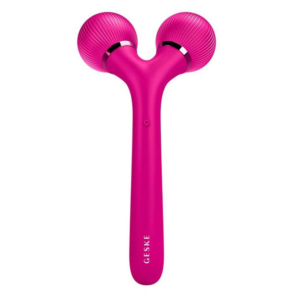 Geske SmartAppGuided 4-in-1 Sonic Facial and Body Roller In Magenta Colour For Radiant Skin - Easy Pharmacy LLC