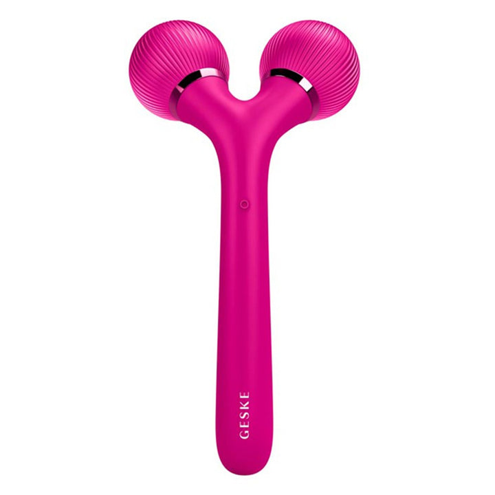 Geske SmartAppGuided 4-in-1 Sonic Facial and Body Roller In Magenta Colour For Radiant Skin - Easy Pharmacy LLC