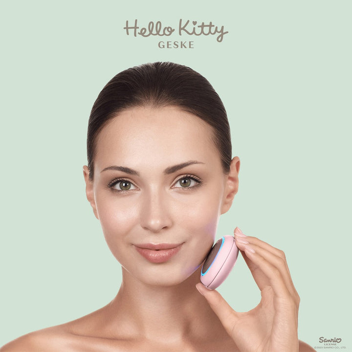 Geske Hello Kitty SmartAppGuided 4-in-1 Sonic Facial Brush In Pink Color For Deep Cleansing & Anti-Aging Massage - Easy Pharmacy LLC