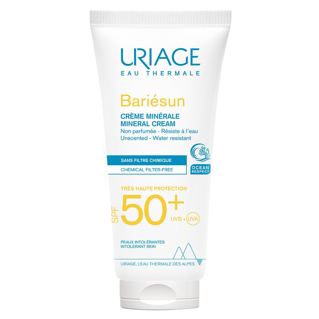 Uriage Bariesun Mineral Sunscreen Cream With SPF50+ For Face & Body With Sensitive Skin 100ml - Easy Pharmacy LLC