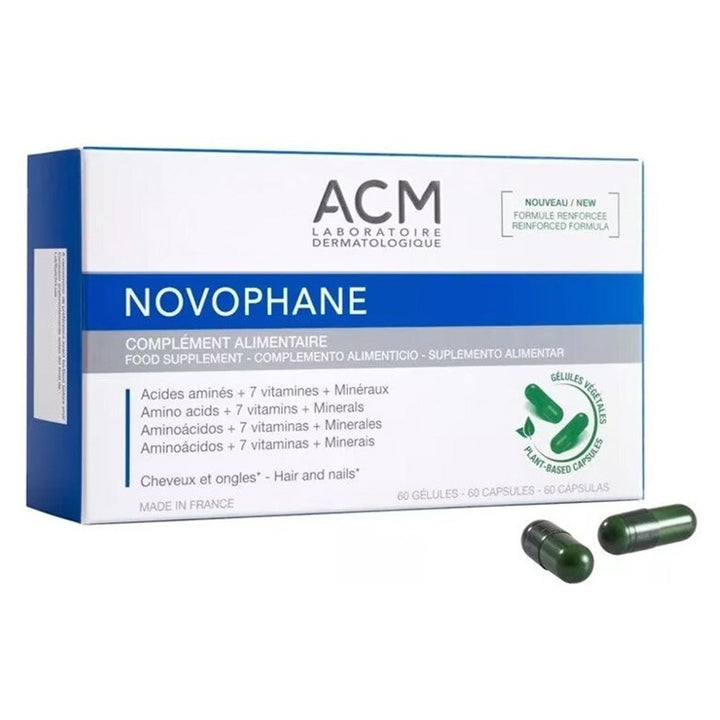 ACM Novophane Anti Hair Loss Complete Program Kit With Anti Hair loss Lotion 100ml, Novophane Capsules 60's & Energizing Shampoo 200ml - Easy Pharmacy LLC