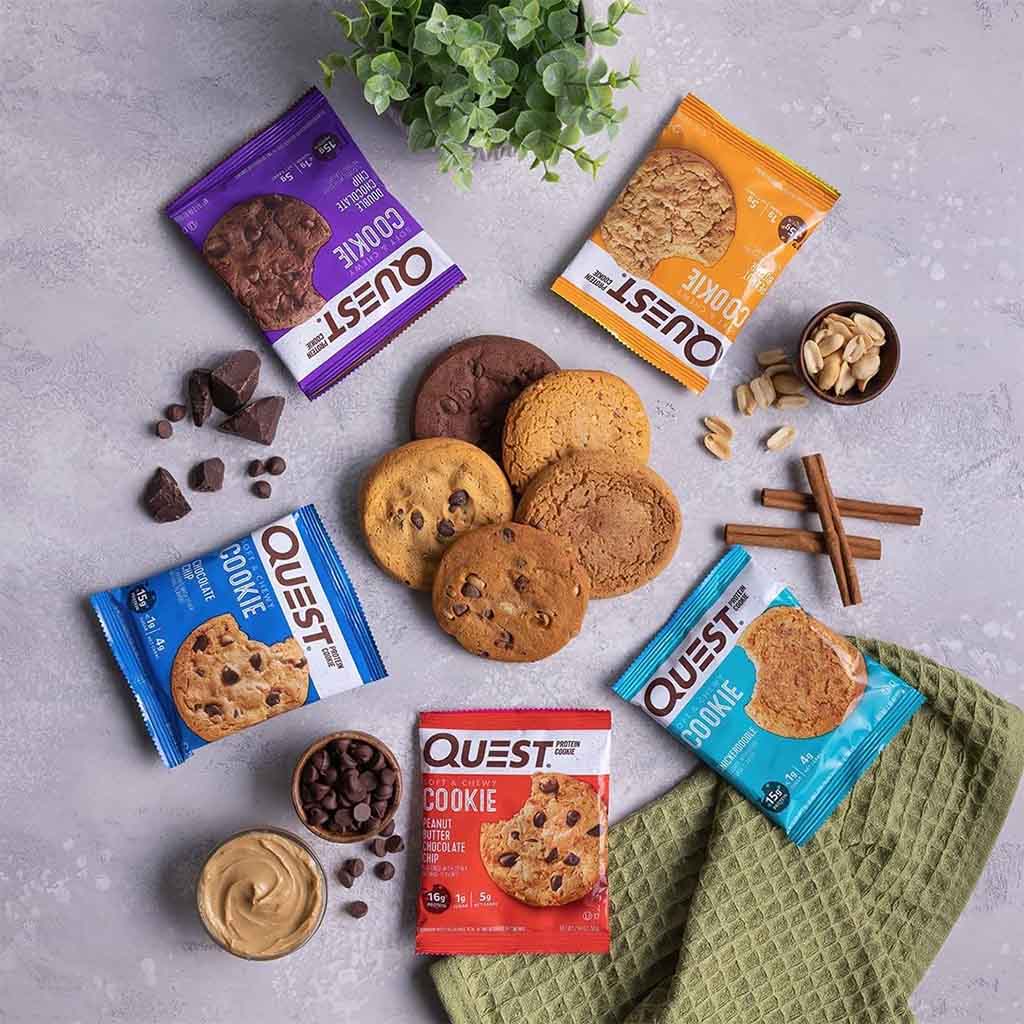 Quest Nutrition Double Chocolate Chip Soft & Chewy Protein Cookie 59g, Pack of 12's - Easy Pharmacy LLC