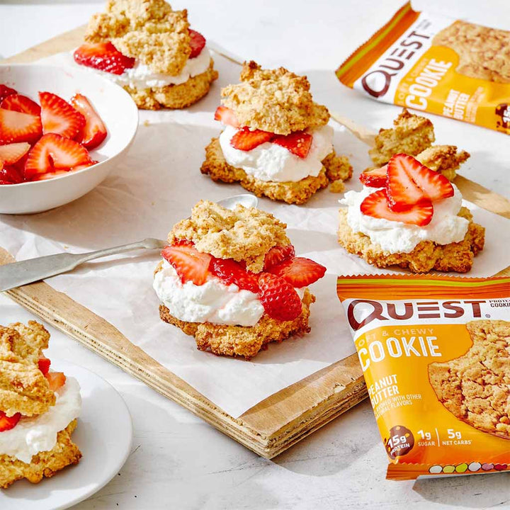 Quest Nutrition Peanut Butter Soft & Chewy Protein Cookie 58g, Pack of 12’s - Easy Pharmacy LLC