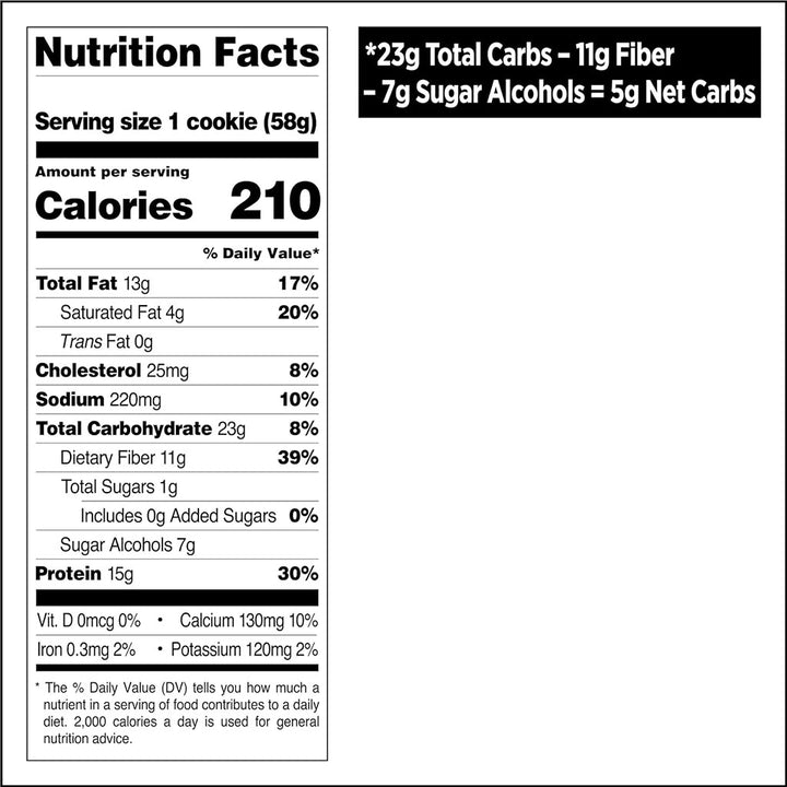Quest Nutrition Peanut Butter Soft & Chewy Protein Cookie 58g, Pack of 12’s - Easy Pharmacy LLC