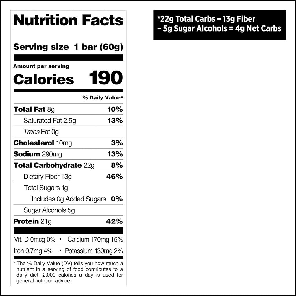 Quest Nutrition Cookies & Cream Flavoured Protein Bar 60g, Pack of 12's - Easy Pharmacy LLC