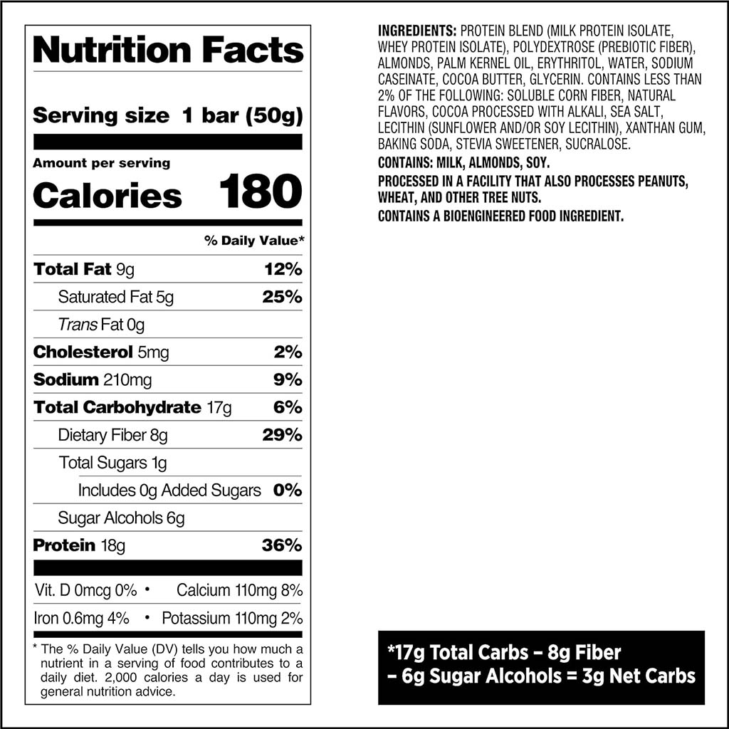 Quest Nutrition Dipped Cookies & Cream Flavoured Protein Bar 50g, Pack of 12’s - Easy Pharmacy LLC