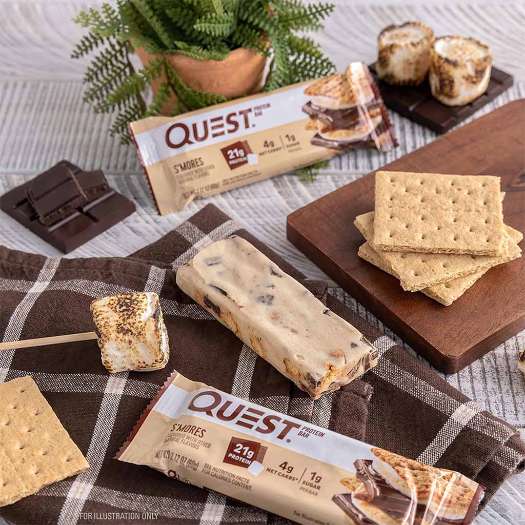 Quest Nutrition S'mores Protein Bar 60g, Pack of 12’s - Easy Pharmacy LLC