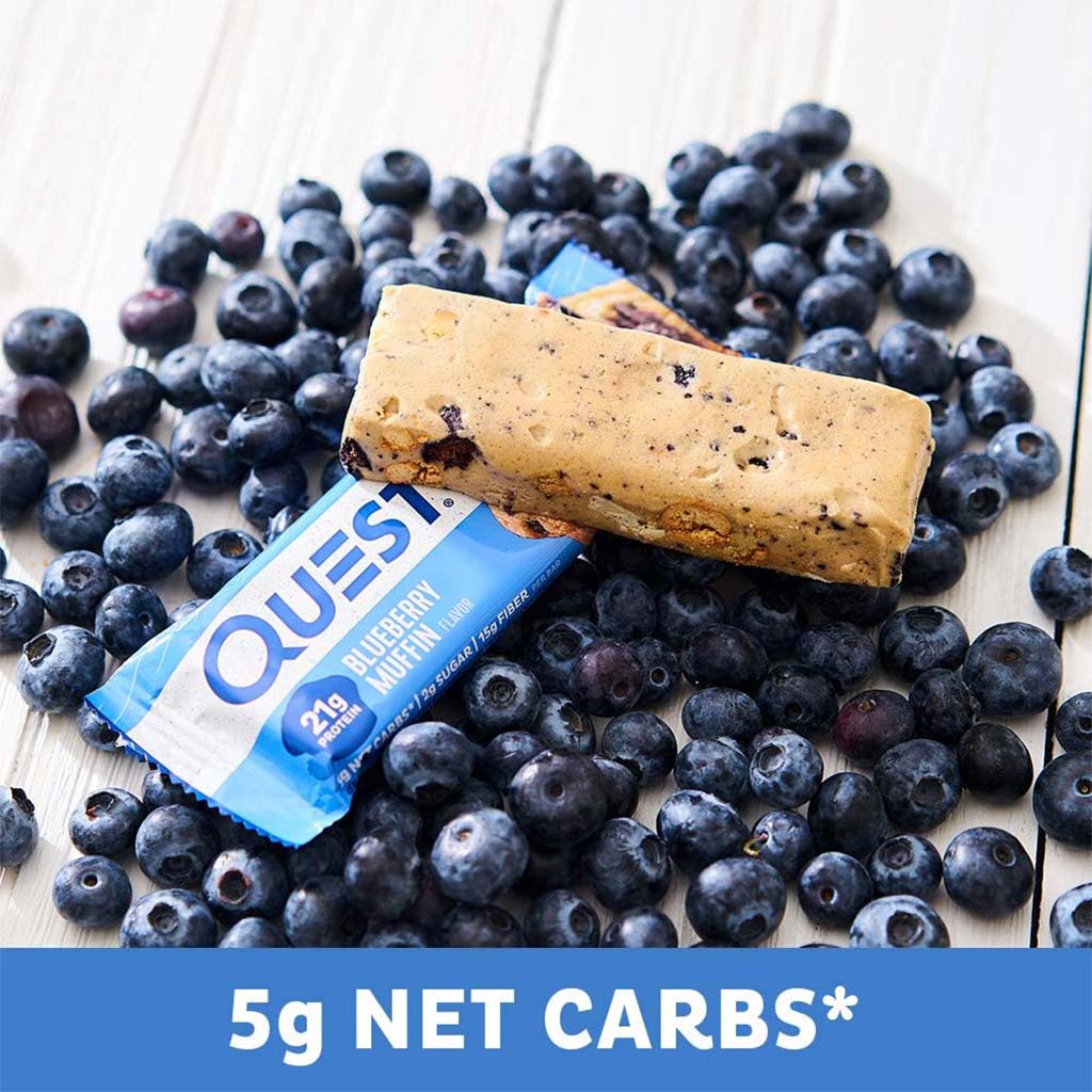 Quest Nutrition Blueberry Muffin Flavoured Protein Bar 60g, Pack of 12’s - Easy Pharmacy LLC
