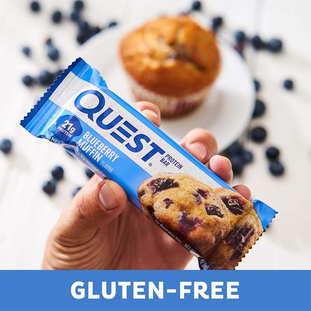 Quest Nutrition Blueberry Muffin Flavoured Protein Bar 60g, Pack of 12’s - Easy Pharmacy LLC