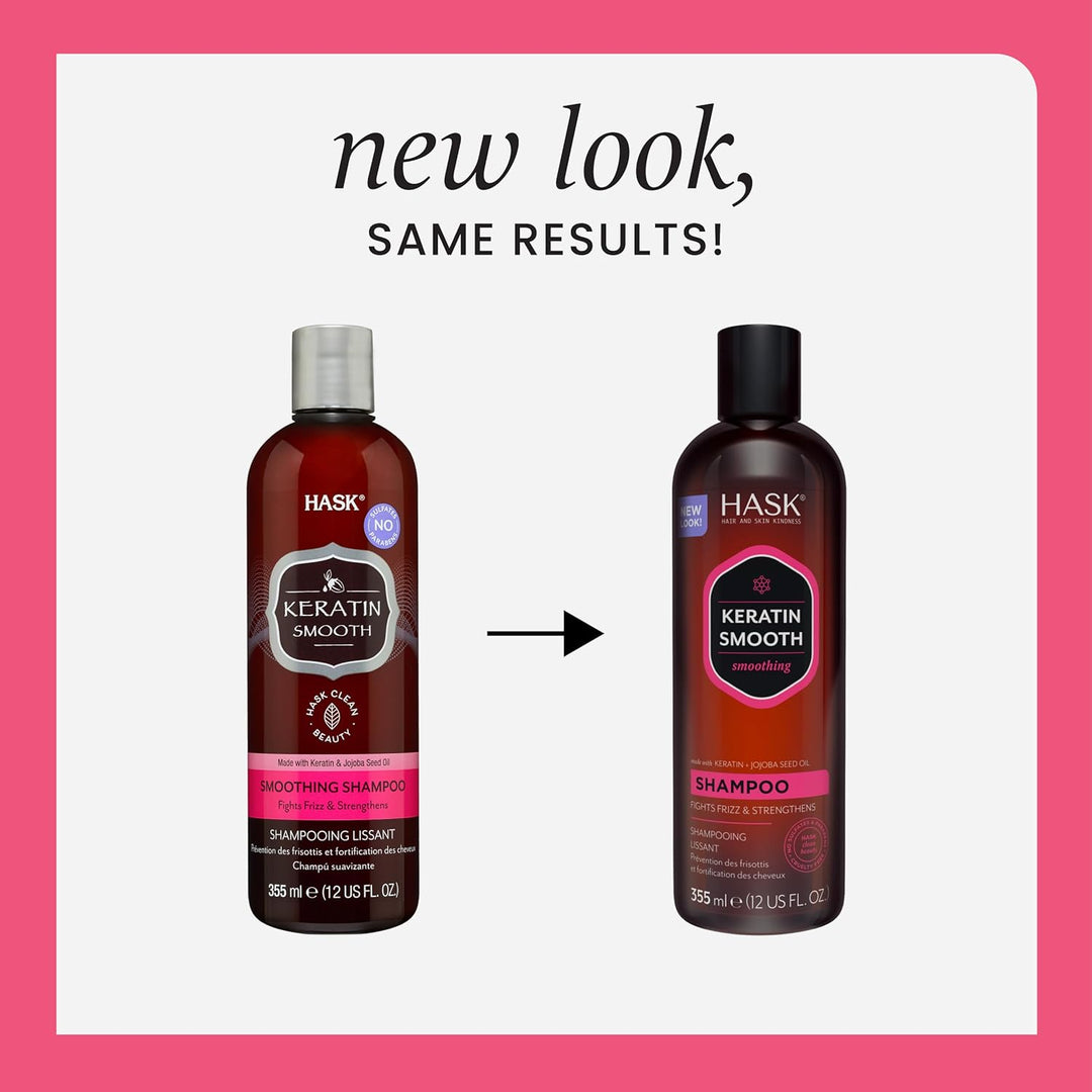 Hask Keratin Protein Smoothing Shampoo 355 ml