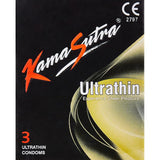 KamaSutra Ultra Thin Condoms Natural Feel 3 Count