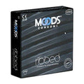 Moods Ribbed Condoms Textured 3 Count