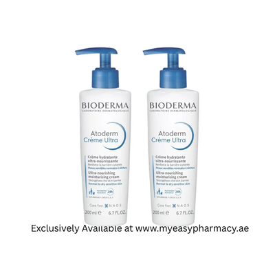 Bioderma Atoderm Cream Ultra Nourishing 200 Ml Combo Pack