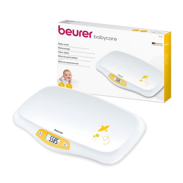 Beurer Digital Baby Scale By80 For Infant Weighing Up To 44 Lbs In Pounds Ounces Or Kilograms