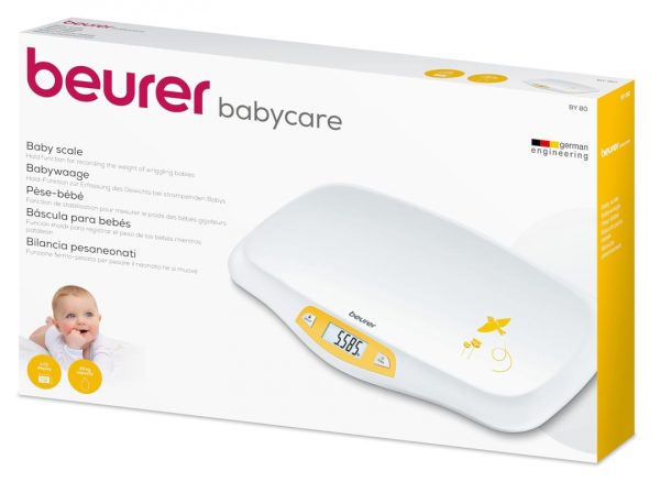 Beurer Digital Baby Scale By80 For Infant Weighing Up To 44 Lbs In Pounds Ounces Or Kilograms