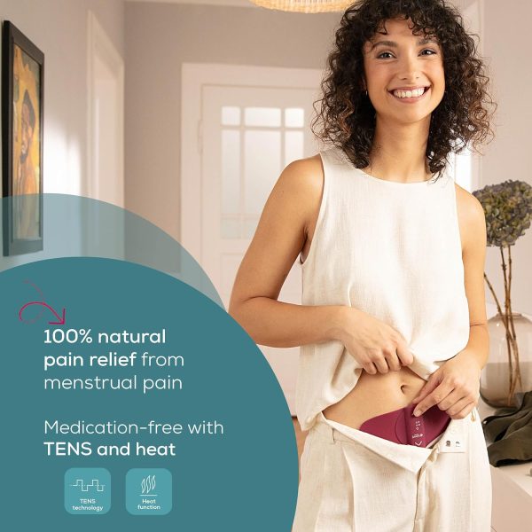 Beurer Em50 Menstrual Relax Tens And Heat Device With 15 Intensity Levels Rechargeable