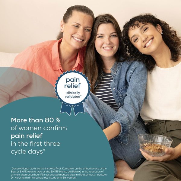 Beurer Em50 Menstrual Relax Tens And Heat Device With 15 Intensity Levels Rechargeable