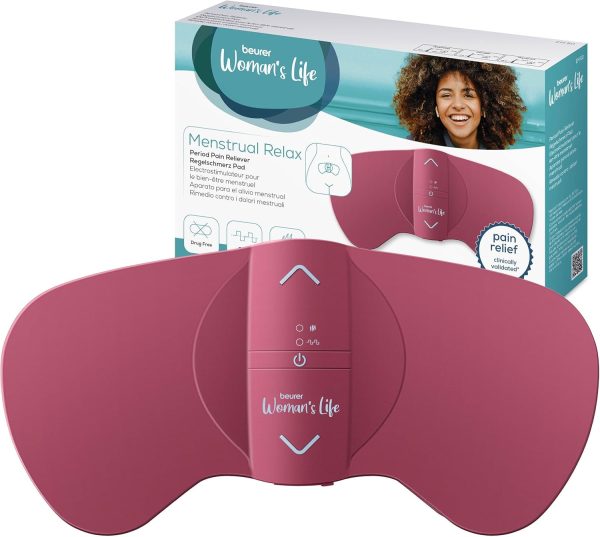 Beurer Em50 Menstrual Relax Tens And Heat Device With 15 Intensity Levels Rechargeable