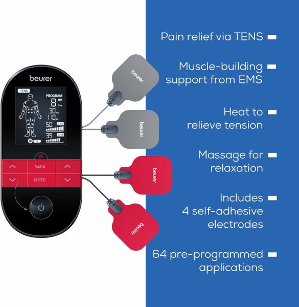 Beurer EM59 Digital TENS/EMS Wellness Stimulator with Heat Function