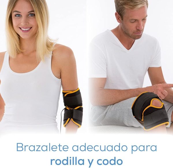 Beurer EM29 Knee and Elbow Tens Unit With Two Wear Free Carbon Electrodes, Black