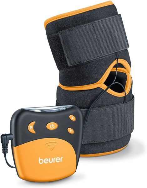 Beurer EM29 Knee and Elbow Tens Unit With Two Wear Free Carbon Electrodes, Black