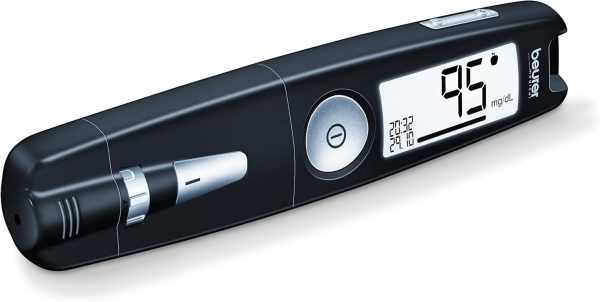 Beurer GL50 3-In-1 Blood Glucose Monitoring System With USB And Lancing Device For Home Health