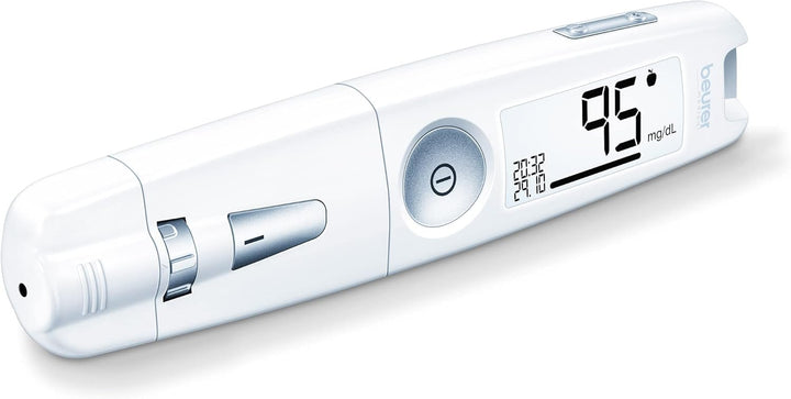 Beurer GL50 3 In 1 Blood Glucose Monitor With Usb Lancing Device For At Home Use And Data Transfer
