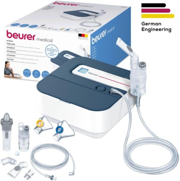 Beurer IH 28 Pro Inhaler | Nebulizer Set | High Mist Performance | Device for Respiratory Therapy