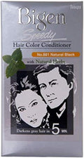 Bigen Speedy Hair Color Conditioner No. 881 Natural Black – Quick & Easy Hair Coloring Cream
