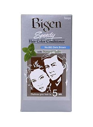 Bigen Speedy Hair Color Conditioner No. 883 Dark Brown – Quick & Easy Hair Coloring Cream
