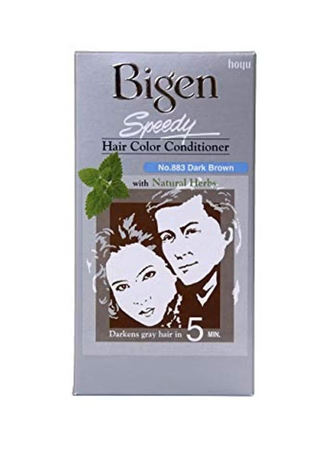 Bigen Speedy Hair Color Conditioner No. 883 Dark Brown – Quick & Easy Hair Coloring Cream