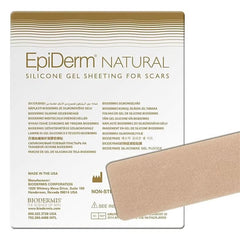 NewGel Silicone Gel Sheeting Natural EpiDerm C Strip 3.6 x 15.2 cm