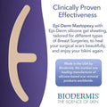 Biodermis EpiDerm Mastopexy Natural Silicone Gel Sheet 32 By 9.6 Cm 1 Pair