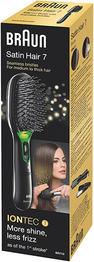 Braun Satin 7 Hair Styler Comb Brush Black BR710