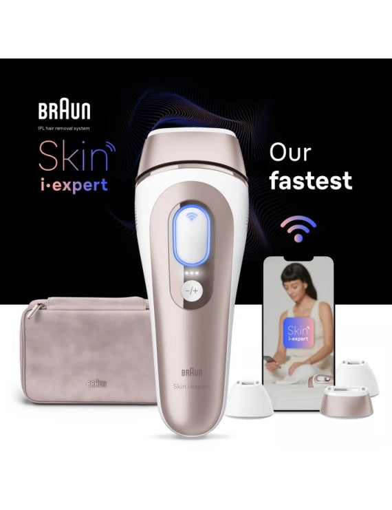 Braun Silk·expert Pro 5 PL7257 IPL Hair Removal Device – Smart At-Home Light Technology with 3 Heads & Venus Razor