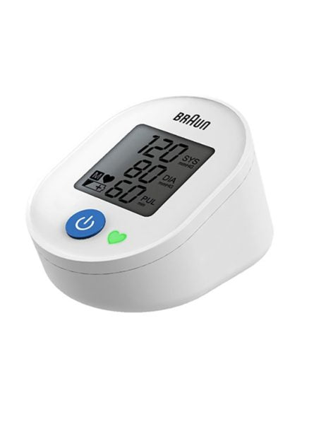 Braun ExactFit 1E Upper Arm Blood Pressure Monitor – Clinically Accurate, Easy-to-Read, Universal Cuff, Stores Last Reading - BUA 4000