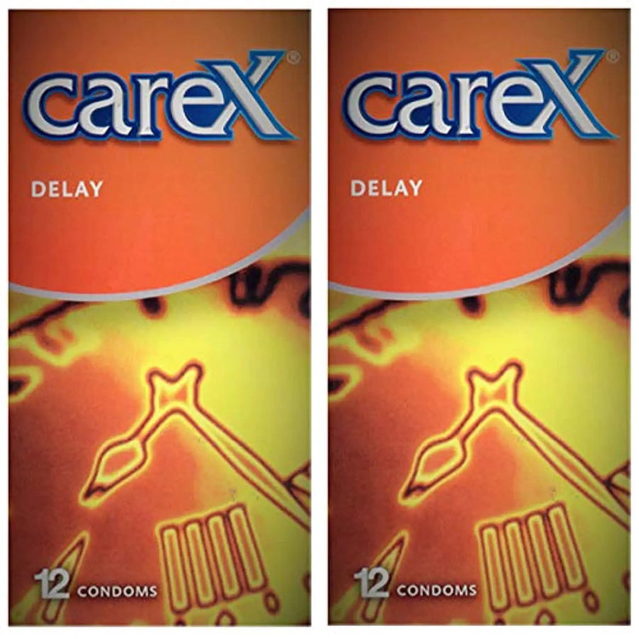 Carex Delay Condoms 24 Count Set of 2