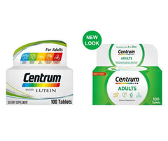Centrum Adult Multivitamin With Lutein Tablets For Daily Nutrition 100 Count Pack