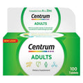 Centrum Adult Multivitamin With Lutein Tablets For Daily Nutrition 100 Count Pack