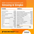 Centrum Energy Multivitamin Tablets with Ginseng & Ginkgo – Daily Nutritional Support, 90 Count