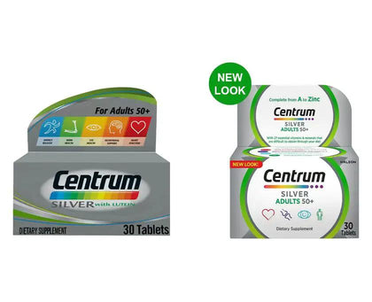 Centrum Silver with Lutein 50+ Adult Multivitamin – 30 Tablets