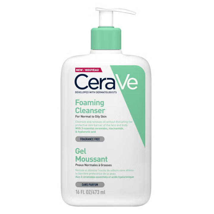 Cerave Foaming Cleanser For Normal To Oily Skin 473ml